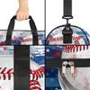 Custom Large Duffel Bags for Men Women Overnight Bags Adults Gym Duffel Bag for Training Soccer Swim Yoga Travel Flag view 4