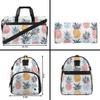 Customizable Large Gym Duffel Bag for Men Women Football Bags for Equipment Weekender Carry on Duffle Bags Pineapple view 2