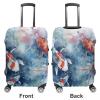 Travel Luggage Cover Suitcase Cover Suitcase Protector Colorful Carp Fish Luggage Covers Washable Baggage Cover Elastic Anti-Scratch Suitcase Case Protector for Adult Personalized Suitcase Covers view 3