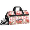 Custom Large Duffel Bags for Men Women Overnight Bags Adults Gym Duffel Bag for Training Soccer Swim Yoga Travel Watermelon view 1