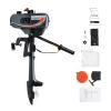 FXEIPOL 3.5HP Outboard Motor 2 Stroke Single Cylinder Gas powered Boat Engine 49CC Outboard Motor Boat Engine with Half Water-Cooling&Half Air-Cooling Short Shaft Outboard Motor for Fishing boats view 1