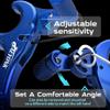 Bow Release for Compound Bow,Aluminum 360Rotatable Blue 4 Finger Archery Thumb Release Trigger,Thumb Release for Compound Bow Release,Bow Thumb Release,Archery Release Aids for Youth or Adults view 4