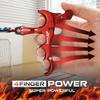 Bow Release for Compound Bow,Aluminum 360Rotatable Red 4 Finger Archery Thumb Release Trigger,Thumb Release for Compound Bow Release,Bow Thumb Release,Archery Release Aids for Youth or Adults view 2