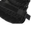 Domiuie Tactical Armor Set, Samurai Tactical Armor Full Set (1Pair x Shoulder Armors, 1 x Crotch Protector, 1Pair x Short Skirt Armor), 500D Medieval Warrior Protector Equipment (without Vest), Black view 4