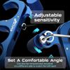 Bow Release for Compound Bow,Aluminum 360Rotatable Blue 3 Finger Archery Thumb Release Trigger,Thumb Release for Compound Bow Release,Bow Thumb Release,Archery Release Aids for Youth or Adults view 4