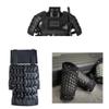 Domiuie Tactical Armor Set, Samurai Tactical Armor Full Set (1Pair x Shoulder Armors, 1 x Crotch Protector, 1Pair x Bracers), 500D Medieval Warrior Protector Equipment (without Vest), Style 2, Black