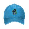 Bullying Boar Baseball Cap Women Men Hat Vintage Trucker Sun Hat Dad Cowboy Hats Blue view 2