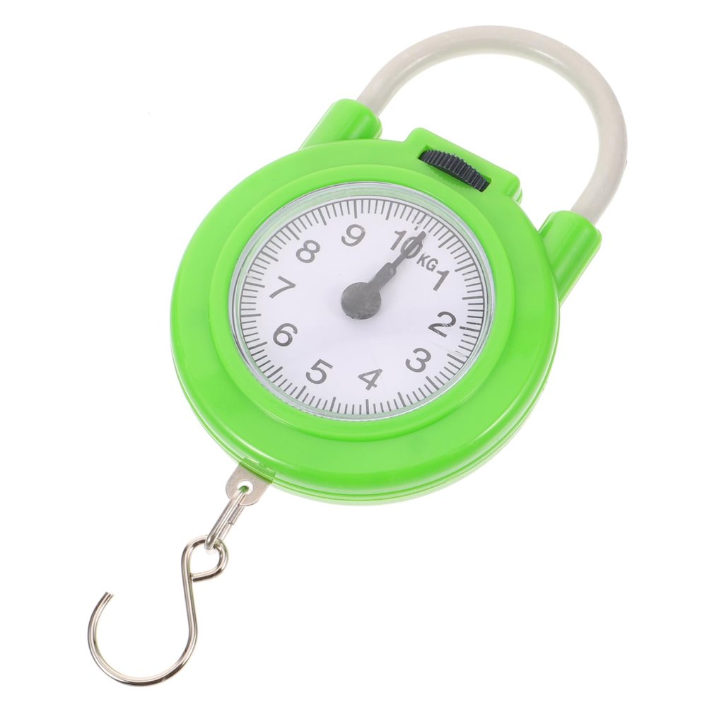 CAJDEOPYE Kitchen Scale Hanging Weight Hook Handheld Suitcase Weigher Manual Weighing Scale Fish Weighing Scale Hanging Scale Luggage Weight Scale Spring Scale Intelligent Travel Plastic Bag/25