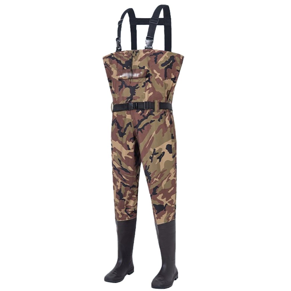 HPFHSJ Chest Waders Waterproof Camo Fishing Wader Men and Women Chest Wadersfor Gardening Pond Irrigation Hunting(10)