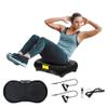 SUPER DEAL Pro Vibration Plate Exercise Machine - Whole Body Workout Vibration Fitness Platform Fit Massage Workout Trainer w/Loop Bands + Bluetooth + Remote, 99 Levels (Black) view 2