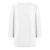 3/4 Sleeve Tops for Women Henley Crew Neck T Shirts Button Three Quarter Length Fall Blouses Dressy Casual Cute Shirts 2025 3/4 Length Sleeve Womens Tops, White, Small view 4