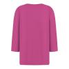 3/4 Sleeve Tops for Women Henley Crew Neck T Shirts Button Three Quarter Length Fall Blouses Dressy Casual Cute Shirts 2025 3/4 Length Sleeve Womens Tops, Hot Pink, XX-Large view 4