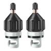 (2-Pack) Inflatable Boat SUP Pump Adaptor Air Pump Converter Standard Schrader Conventional Pump Adaptor for Kayak Inflatable Rowing Boat view 1