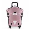ZYBB Children's Trolley Case Animal Cartoon Boy Girl Suitcase with Mute Universal Wheels(Color:Rose Gold) view 1