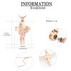 AIWENXI Hummingbird Cremation Jewelry for Ashes Cross Ashes Necklaces for Men Women Stainless Steel Memorial Keepsakes Pet/Human mini Cremation Urns Pendant Jewelry view 2