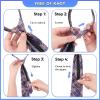 Moyibai 4PCS Boys Zipper Tie Adjustable Pre-Tied Ties,Boys and Girls Necktie for Wedding School Graduation Uniforms JK Tie view 3