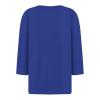 3/4 Sleeve Tops for Women Henley Crew Neck T Shirts Button Three Quarter Length Fall Blouses Dressy Casual Cute Shirts 2025 3/4 Length Sleeve Womens Tops, Dark Blue, 3X-Large view 4