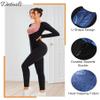 CEIUEO Sauna Suit for Women Full Body Waist Trainer for Belly Fat Sauna Jumpsuit Workout Sweat Suit(BK L) view 2