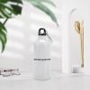 A Gentle Tongue Can Break A Bone. Water Bottles with Carabiner Clip Keeps Hot & Cold Insulated Aluminum Sports Bottles Stainless Steel Tumbler for Travel School Work Fitness Gym Outdoor 20 oz view 2