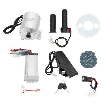 3KW Brushless Motor Kit, Electric Bicycle Motor with Speed Controller, High Speed Electric Scooter Motor, Suitable for Scooters, Electrics Motorcycles, Go-Karts, Modified Bicycles