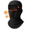 GXCROR Ski Mask Breathable Balaclava Windproof Winter Thermal Face Cover for Cold Weather Skiing Motorcycle for Men and Women Black