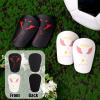 4pcs Mini Shin Guards Soccer, 3.15x1.97in Kids Football Shin Pads Player Equipment Comfortable Small Shin Guards Protective Miniature Gear for Teens Adult Boys Girls Men Women view 3
