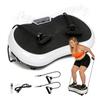SUPER DEAL Pro Vibration Plate Exercise Machine - Whole Body Workout Vibration Fitness Platform Fit Massage Workout Trainer w/Loop Bands + Bluetooth + Remote, 99 Levels (White)