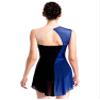 Aislor Womens Sparkly Rhinestones Figure Skating Dress Ballet Lyrical Dance Leotards for Competition Costume Blue Small view 2