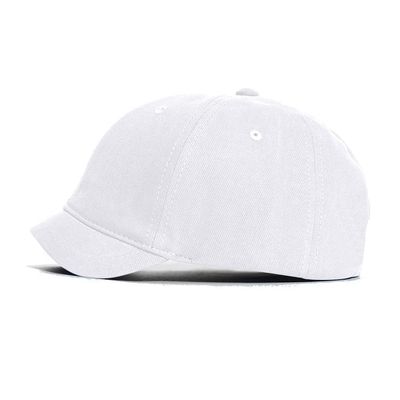Agturber Men's Short Brim Baseball Cap Quick Dry Lightweight Breathable Adjustable Unstructured Dad Hat White