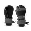 Caracaleap 3-Fingers Ski Mittens for Men & Women Winter Snow Mitts Waterproof Gloves Warm 3M Thinsulate for Snowboard Snowmobile Gray S-M view 1