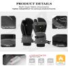 Caracaleap 3-Fingers Ski Mittens for Men & Women Winter Snow Mitts Waterproof Gloves Warm 3M Thinsulate for Snowboard Snowmobile Gray S-M view 2