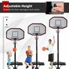 YXCUSAM Portable Basketball Stand, Indoor and Outdoor Basketball Stand, Height Adjustable with Wheels, Suitable for Gym, Club view 2