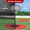 YXCUSAM Portable Basketball Stand, Indoor and Outdoor Basketball Stand, Height Adjustable with Wheels, Suitable for Gym, Club view 3