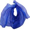 MYTVQRVK Belly Dance Silk Scarf Silk Veil Shawl Women Scarf Costume Accessory Customized Handmade Dyed Silk Veil Belly Dance Veil Accessory(Red Veil,90x200cm) view 4