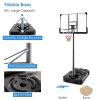 YXCUSAM Portable Basketball Stand, Adjustable Basketball Stand Kit, Free Standing Basketball Stand for Teens, Adults view 3