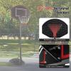 YXCUSAM Portable Basketball Stand, Outdoor Freestanding Adjustable Basketball Stand with Wheels/Fillable Base for Clubs view 4