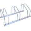 FocusOnHome 3 Bikes Floor Bike Stand, Bike Parking Rack Garage Bike Storage Stand Indoor/Outdoor 22-28" Wheel Stand, Max. Tire Width 2.15",galvanization view 1