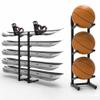 LXHELIVERY Floor-Standing Snowboard Rack, Home Gym Organize Holder, Sample Board Display Rack, Sports Mat Storage Rack for Skis/Scooter, Garage/Shop(White,25x25x102cm) view 2