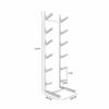 LXHELIVERY Floor-Standing Snowboard Rack, Home Gym Organize Holder, Sample Board Display Rack, Sports Mat Storage Rack for Skis/Scooter, Garage/Shop(White,25x25x102cm) view 4