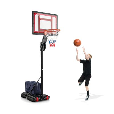 YXCUSAM Portable Basketball Stand, 10ft Basketball Stand with Backboard/Wheels, for Gym, Home
