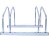 FocusOnHome 2 Bikes Floor Bike Stand, Bike Parking Rack Garage Bike Storage Stand Indoor/Outdoor 22-28" Wheel Stand, Max. Tire Width 2.15",galvanization view 3
