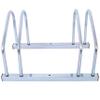 FocusOnHome 2 Bikes Floor Bike Stand, Bike Parking Rack Garage Bike Storage Stand Indoor/Outdoor 22-28" Wheel Stand, Max. Tire Width 2.15",galvanization view 4