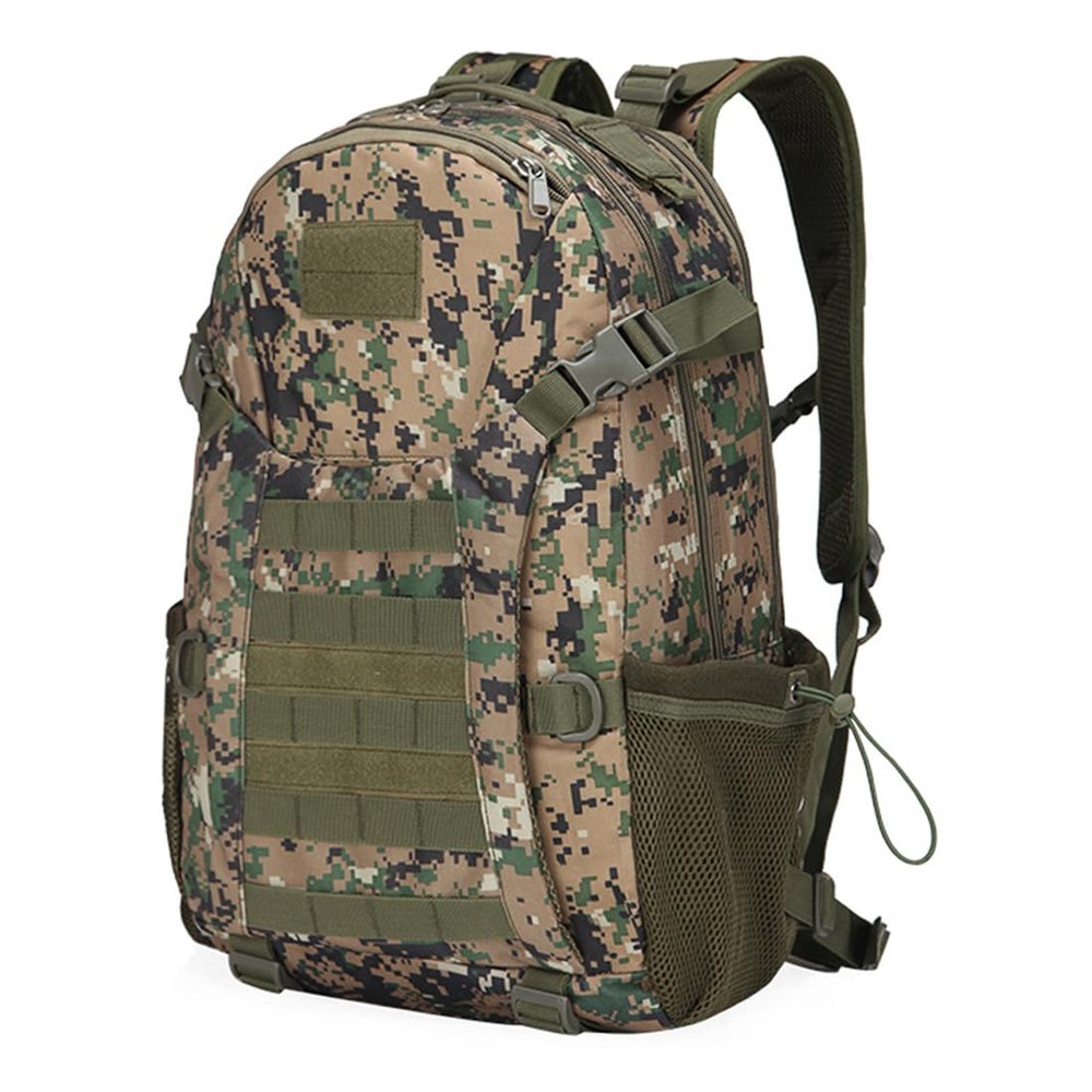 LYCZMY Tactical Backpack for Men Day Pack Molle Military Rucksack Waterproof 35L EDC Bag for Fishing Hiking Hunting (Desert Digital)