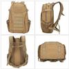 LYCZMY Tactical Backpack for Men Day Pack Molle Military Rucksack Waterproof 35L EDC Bag for Fishing Hiking Hunting (Desert Digital) view 2
