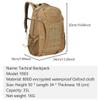 LYCZMY Tactical Backpack for Men Day Pack Molle Military Rucksack Waterproof 35L EDC Bag for Fishing Hiking Hunting (Desert Digital) view 3