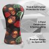 FINGER TEN Golf Club Head Covers for Woods Driver Fairway Hybrid with Interchangeable Number Tag 1 3 5 Premium Leather Headcovers for Women Men (Rose) view 3
