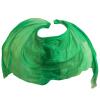 MYTVQRVK Belly Dance Silk Scarf Silk Veil Shawl Women Scarf Costume Accessory Customized Handmade Dyed Silk Veil Belly Dance Veil Accessory(Green Veil,90x200cm) view 1