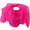 MYTVQRVK Belly Dance Silk Scarf Silk Veil Shawl Women Scarf Costume Accessory Customized Handmade Dyed Silk Veil Belly Dance Veil Accessory(Rose Veil,90x200cm) view 1