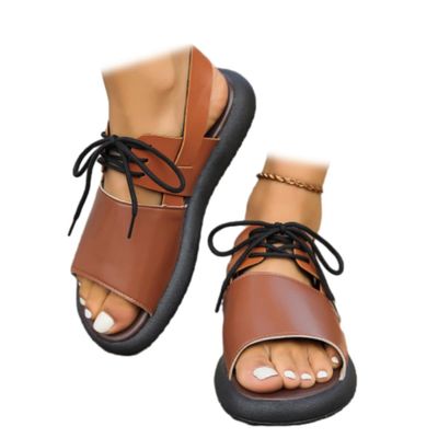 SACFOF Women's Orthopedic Sandals Summer Comfort Dressy Open Toe Slingback Walking Sandals Casual Strappy Slip on Sandals