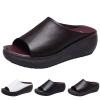 Sandals for Women Wedge Shoes Summer Womens Platform Orthotic Leather Arch Support Casual Dressy Wedges Slides view 1